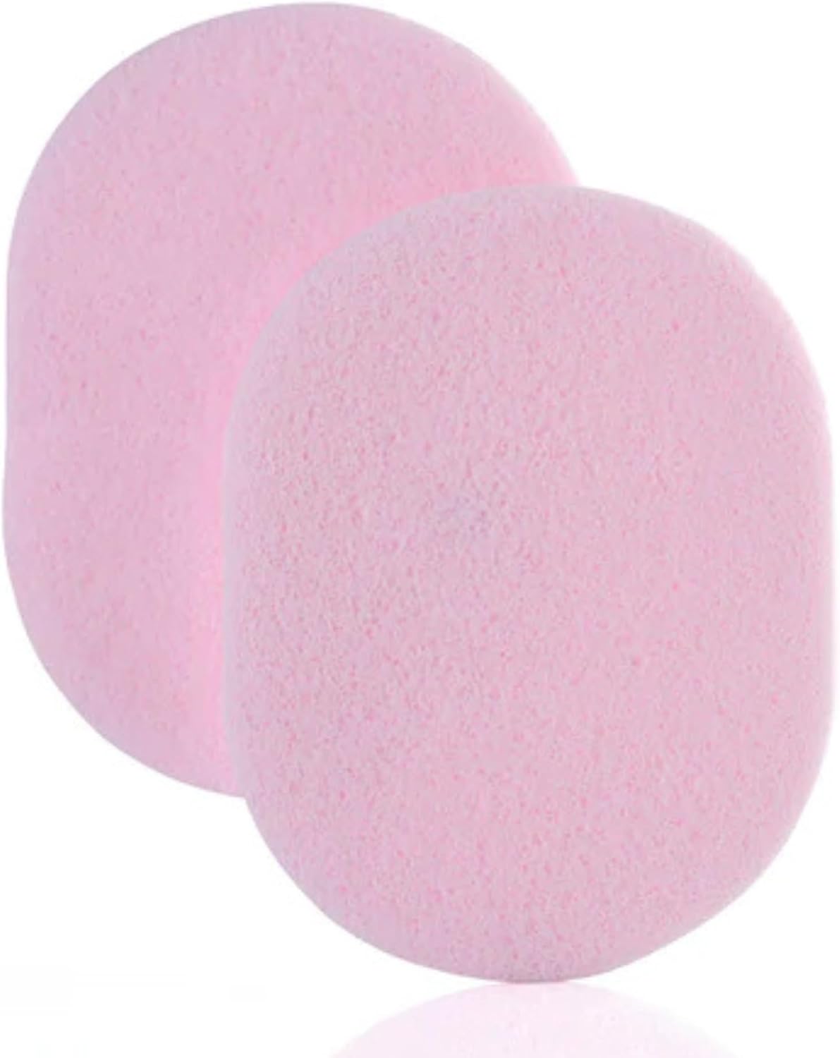 Herbionyx Compressed Facial Cleansing Sponges in pink, eco-friendly, hypoallergenic for deep facial cleansing and exfoliation.