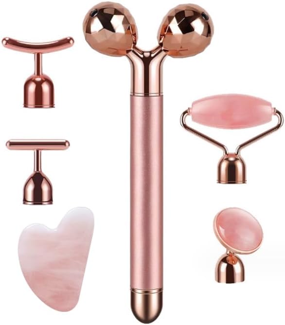 Herbionyx Natural Jade Face Roller set including various reshaping tools for skincare rejuvenation.