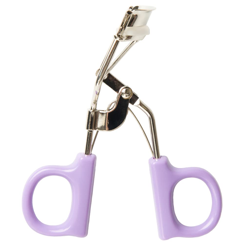 Herbionyx Professional Eyelash Curler with ergonomic design and cushioned silicone pad for easy styling.