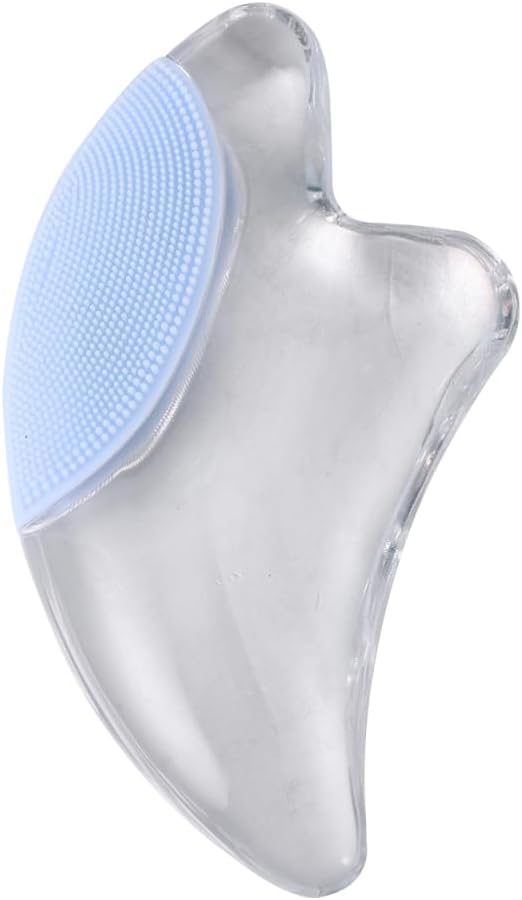 Herbionyx Natural Gua Sha Massage Tool for facial and body massage, crafted from natural jade stone.