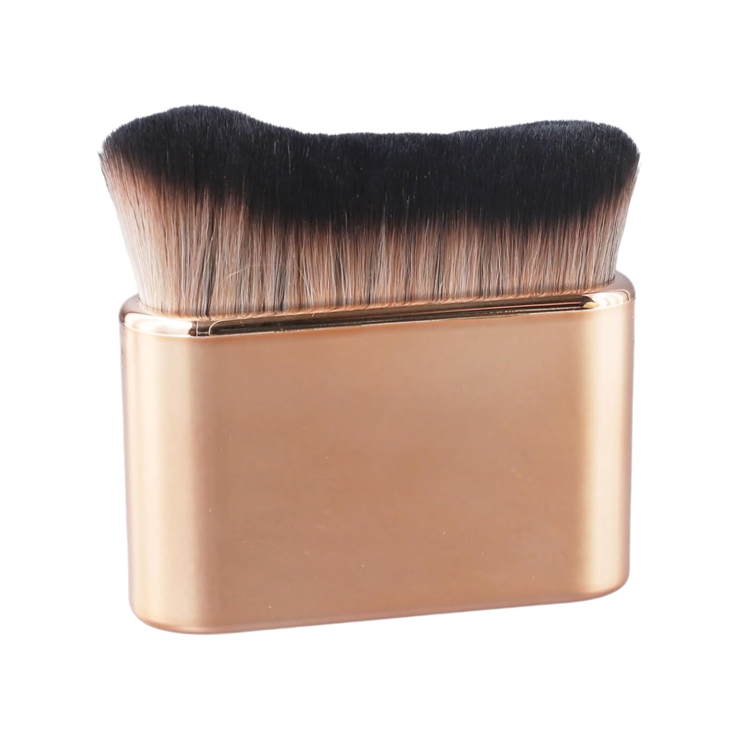 Herbionyx Professional Tanning & Foundation Brush with premium synthetic bristles and a rose gold handle.