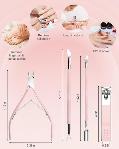Herbionyx Cuticle Trimmer & Pusher Set