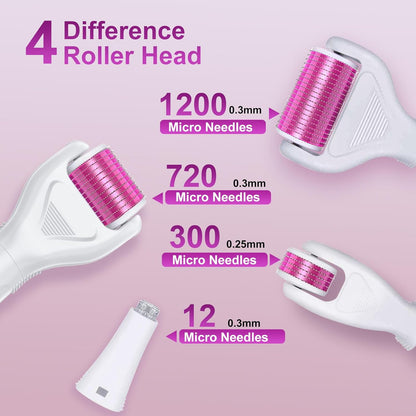 Herbionyx 6-in-1 Microneedle Derma Roller Set