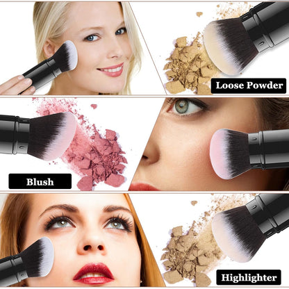 Herbionyx Retractable Kabuki Brush