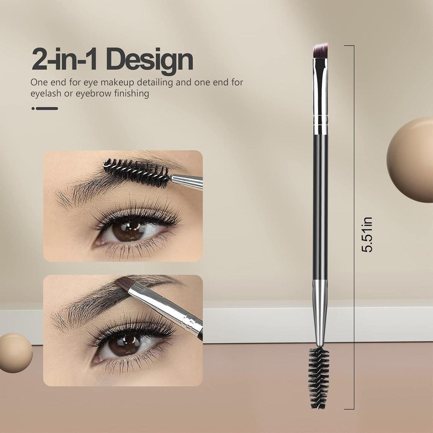 Herbionyx Dual-Use Eyelash & Eyebrow Brush