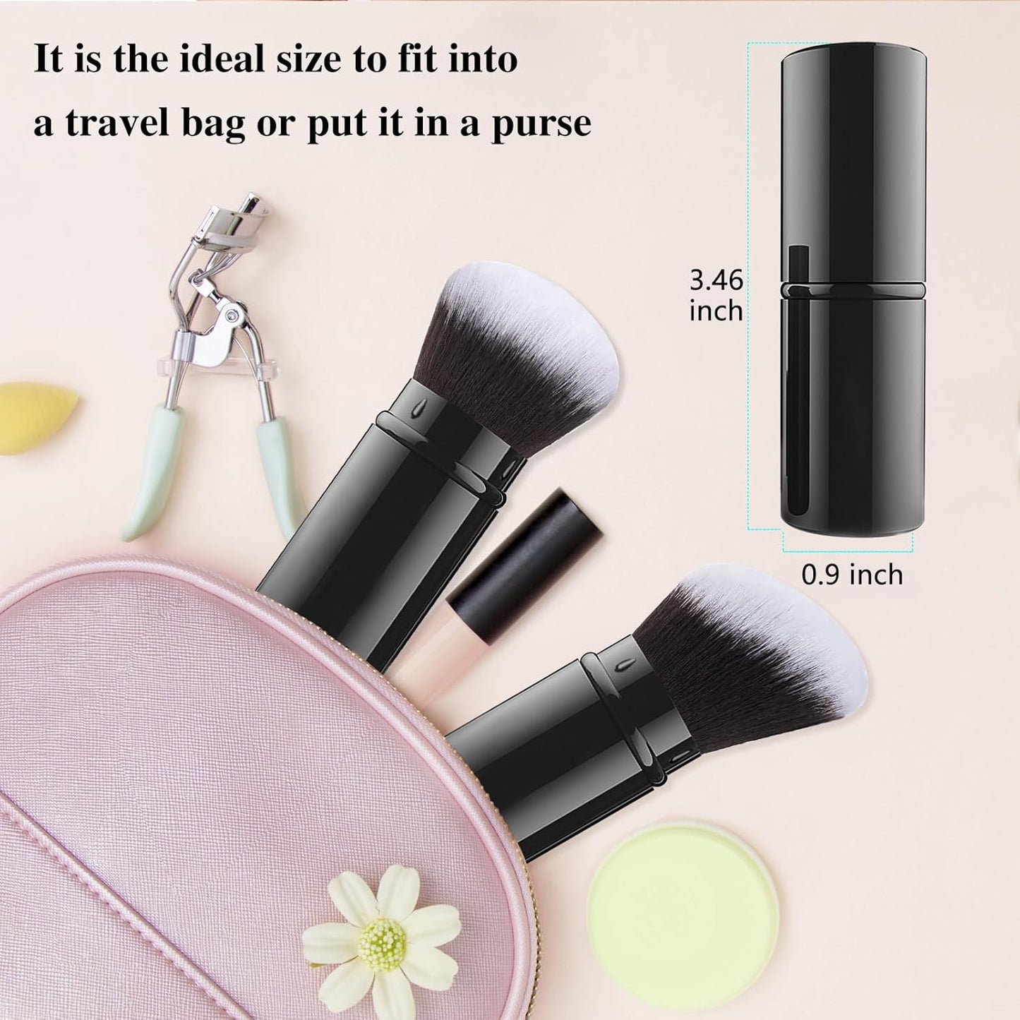 Herbionyx Retractable Kabuki Brush