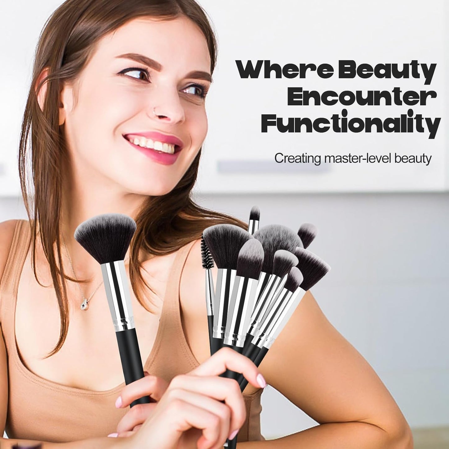 Herbionyx 13-Piece Professional Makeup Brush Set