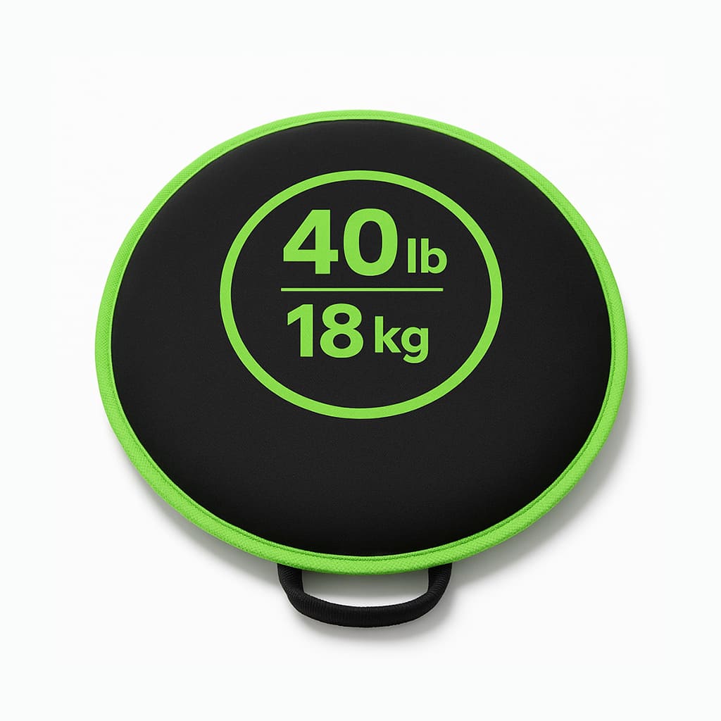 Herbionyx VitaBell 40 lb 18 kg dynamic fitness weight for total body training